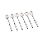 Coffret 6 petites cuill�res abel - silver