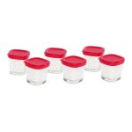 Coffret de 6 pots yaourt verre avec couvercle et égouttoir (255109 - 13297) yaourtière (xf100101 xf100501 ... Coffret de 6 pots yaourt verre avec couvercle et égouttoir (255109 - 13297) yaourtière (xf100101 xf100501 ...