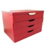 Coffret a bijoux 'v�nus' rouge