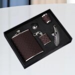 Coffret cadeau de flasque de hanche, mini bouteille de vin etanche, carafes a bire, flacons a whisky ...