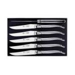 Coffret cadeau laguiole aluminium plein manche guilloch�