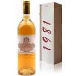 Coffret ch�teau filhot 1981 blanc 75cl aoc sauternes