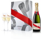 Coffret champagne mumm cordon rouge brut 0, 75 l avec 2 fl�tes