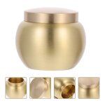 Coffret commmoratif d'urne humaine pour animaux de compagnie, funrailles, bote a th en cuivre, petit ...