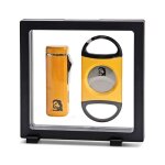 Coffret coupe - cigare et briquet che guevara jaune