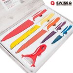 Coffret de couteaux swiss q 5 couteaux et 1 econome Coffret de couteaux swiss q 5 couteaux et 1 econome