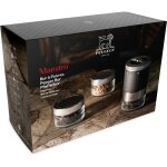 Maestro bar a poivres - moulin a poivre u'select accompagn� de 3 grands crus de poivres, de 3 r�servoirs ...
