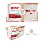 Coffret mug chaussettes a paillette affectif amoureuse