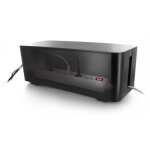 Coffret de rangement c�bles et multiprises grande taille noir