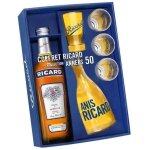 Coffret ricard - pastis de marseille - annes 50 - apritif anis - 45, 0% vol. - 70cl