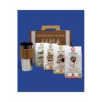 Coffret thermos + 4 cafés bio capsules Coffret thermos + 4 cafés bio capsules