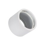 Collerette downlight en saillie ronde pour ampoule led gu10 ar111 blanc
