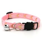 Collier pour animaux de compagnie chat chien couleur or etoiles et lune collier pour animaux de compagnie ...