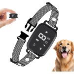 Collier anti aboiement chien, pour petits et grands chiens, rechargeable, avec 8 sensibilits rglables, ...