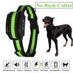 Collier anti - aboiement pour chien, rechargeable, sans danger, choc electrique, vibration, son, entra�nement, ...