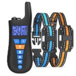 Collier anti aboiement pour chien t�l�command� etanche ip67 port�e 800 m 4 modes yonis