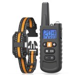 Collier anti aboiement pour chien avec t�l�commande port�e 1000 m ip67 yonis
