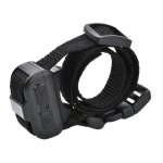 Collier anti aboiement rechargeable pour chien alerte sonore et impulsions noir yonis