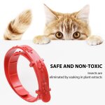 Collier anti - moustiques en plastique, anti - tiques, anti - puces, protection ajustable pour chien ...