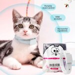 Collier anti moustiques rglable pour animaux de compagnie, anti puces, anti tiques, pour chiens et chats ...