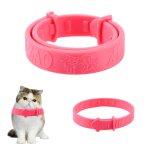 Collier anti - puces rglable pour chien et chat, accessoire en caoutchouc, anti - puces et anti - tiques, ...