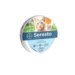 Collier antiparasitaire - seresto - chat - traitement puces - protection 7 - 8 mois - prvention larves ...