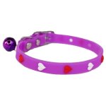 Collier en caoutchouc pour animaux de compagnie, accessoires pour chat, avec cloche réglable, pour petit ... Collier en caoutchouc pour animaux de compagnie, accessoires pour chat, avec cloche réglable, pour petit ...