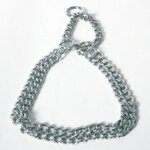 Collier cha�ne 1 / 2 etrangleur 2 rangs - 50 cm
