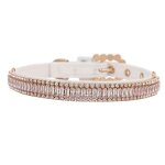 Collier de chat brillant diamant strass, collier pour chiot chien chat, lanire en cuir pu, accessoires ...