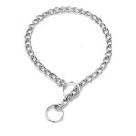 Collier pour chien en acier solide, collier etrangleur pour chien, collier de dressage pour chien avec ...