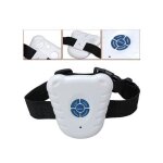 Collier chien anti - aboiement vibrant ultrason etanche taille unique noir blanc yonis