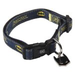 Collier chien - batman - xxs - longueur 18 - 30cm - largeur 1. 5cm - petit