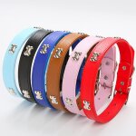 Colliers pour chiens collier en cuir laisse de chien combo set collier chien collier chiot réglable pour ... Colliers pour chiens collier en cuir laisse de chien combo set collier chien collier chiot réglable pour ...