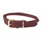 Collier pour chien en cuir roul� weatherbeeta xl mixte rouge