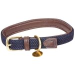 Collier pour chien en cuir tress� weatherbeeta 2xl mixte marron
