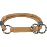Collier pour chien semi - etrangleur, en cuir trixie be nordic