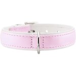Collier pour chien - style moderne - en cuir synthtique - classique - taille xxs - xs - rose et blanc ...