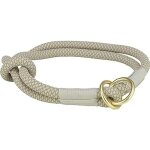 Collier pour chien - trixie - soft half - slip - gris - 40 x 1 cm - tress� sans cha�ne