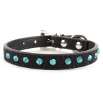 Collier cristal en velours pu pour chien et chat, petit animal de compagnie, strass brillant, boucle ... Collier cristal en velours pu pour chien et chat, petit animal de compagnie, strass brillant, boucle ...