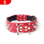 Colliers en cuir pu pour animaux de compagnie, accessoires pour chiens, a clous r�glables, a pointes ...