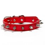 Collier en cuir a rivets pointus pour chien, adapt� aux petits, moyens et grands chiens, collier pour ...