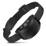 Collier de dressage pour chien antiaboiement automatique noir yonis