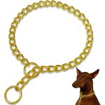 Collier de dressage pour chien collier etrangleur réglable en acier solide chaîne pour petits moyens ... Collier de dressage pour chien collier etrangleur réglable en acier solide chaîne pour petits moyens ...