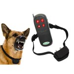 Collier de dressage pour chien avec fonction sifflement / lumineux / vibration / electrique