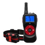 Collier de dressage pour chien t�l�command� etanche ipx7 port�e 500 m rouge yonis