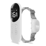 Collier de dressage electrique pour chien etanche ip68 300 m vibration blanc yonis