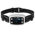 Collier de dressage gps pour chien ecran oled port�e 2000 m etanche ipx6 blanc yonis