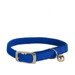 Collier elastique bleu pour chat 28 cm