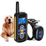 Collier d'entranement a distance pour chiens, a t - 600 m, etanche, anti - aboiement pour animaux de ...