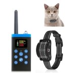 Collier d'entranement a distance pour chat, collier anti - miaulement pour chat, etanche et aste, collier ...